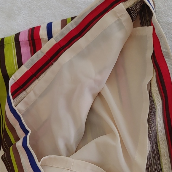Loft Stripe Skirt Size 4 - Picture 4 of 6